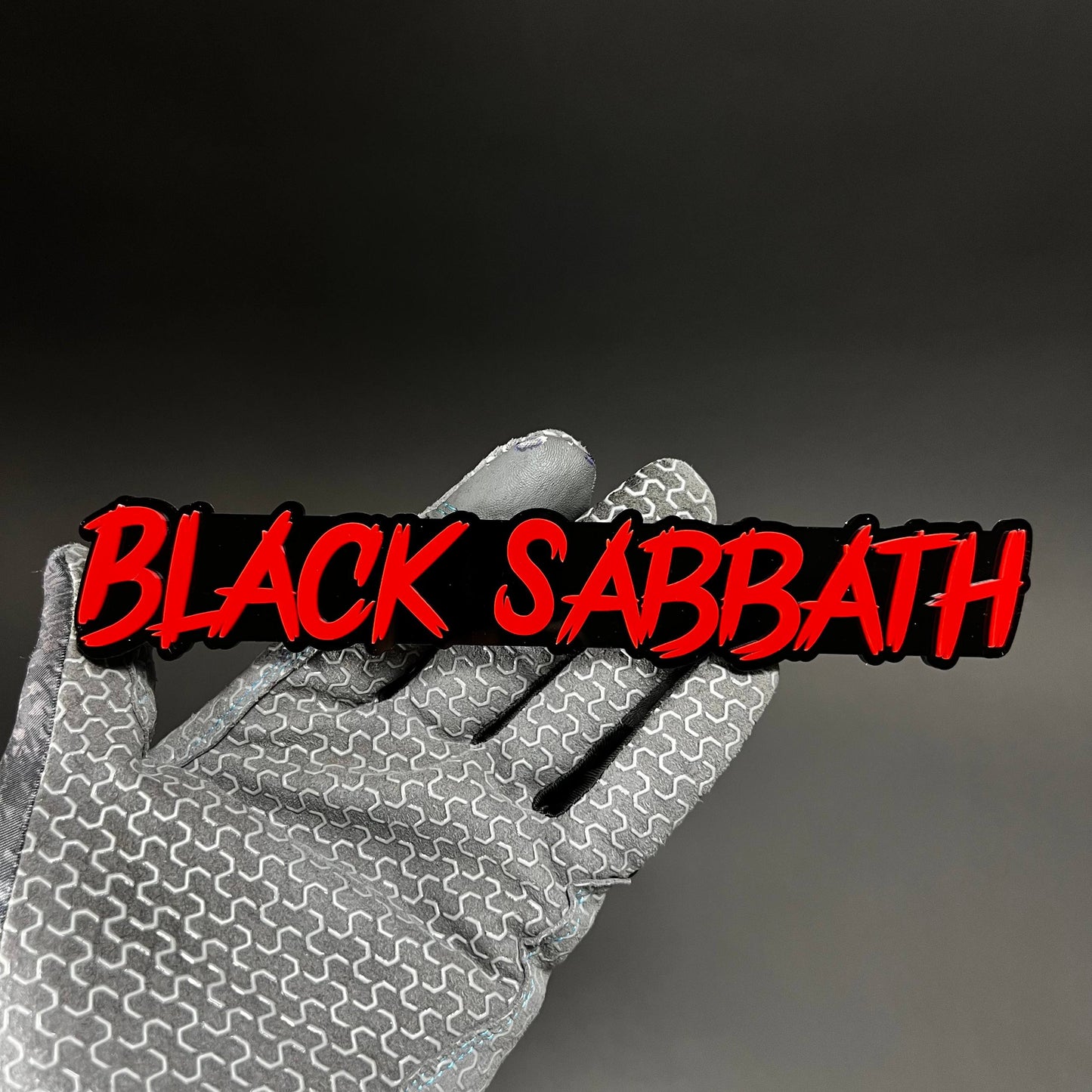 1PC BLACK SABBATH 3D Acrylic Badge - Car Truck Emblem Fender Sticker
