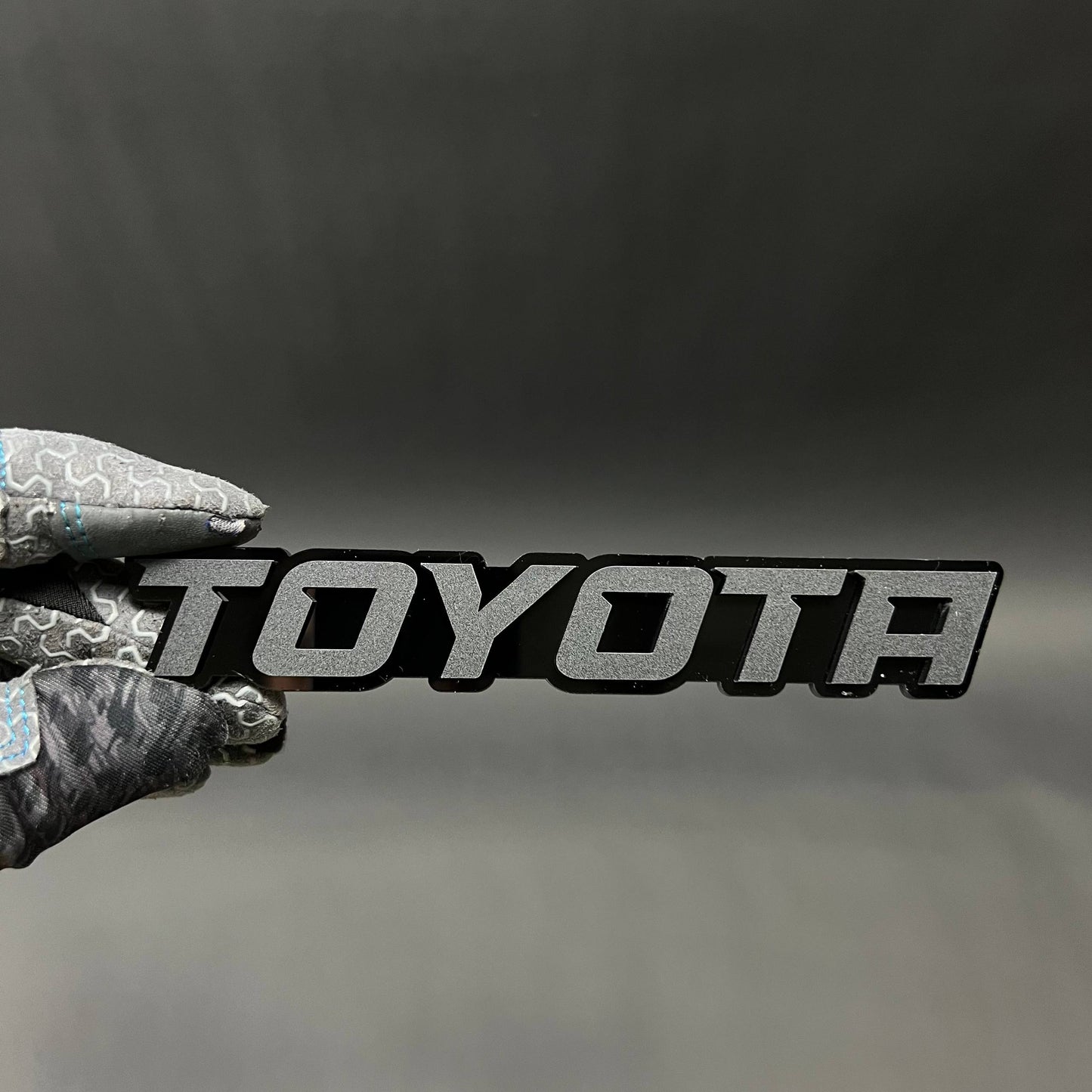 1PC TOYOTA 3D Acrylic Badge - Car Truck Emblem Fender Tailgate Trunk Sticker