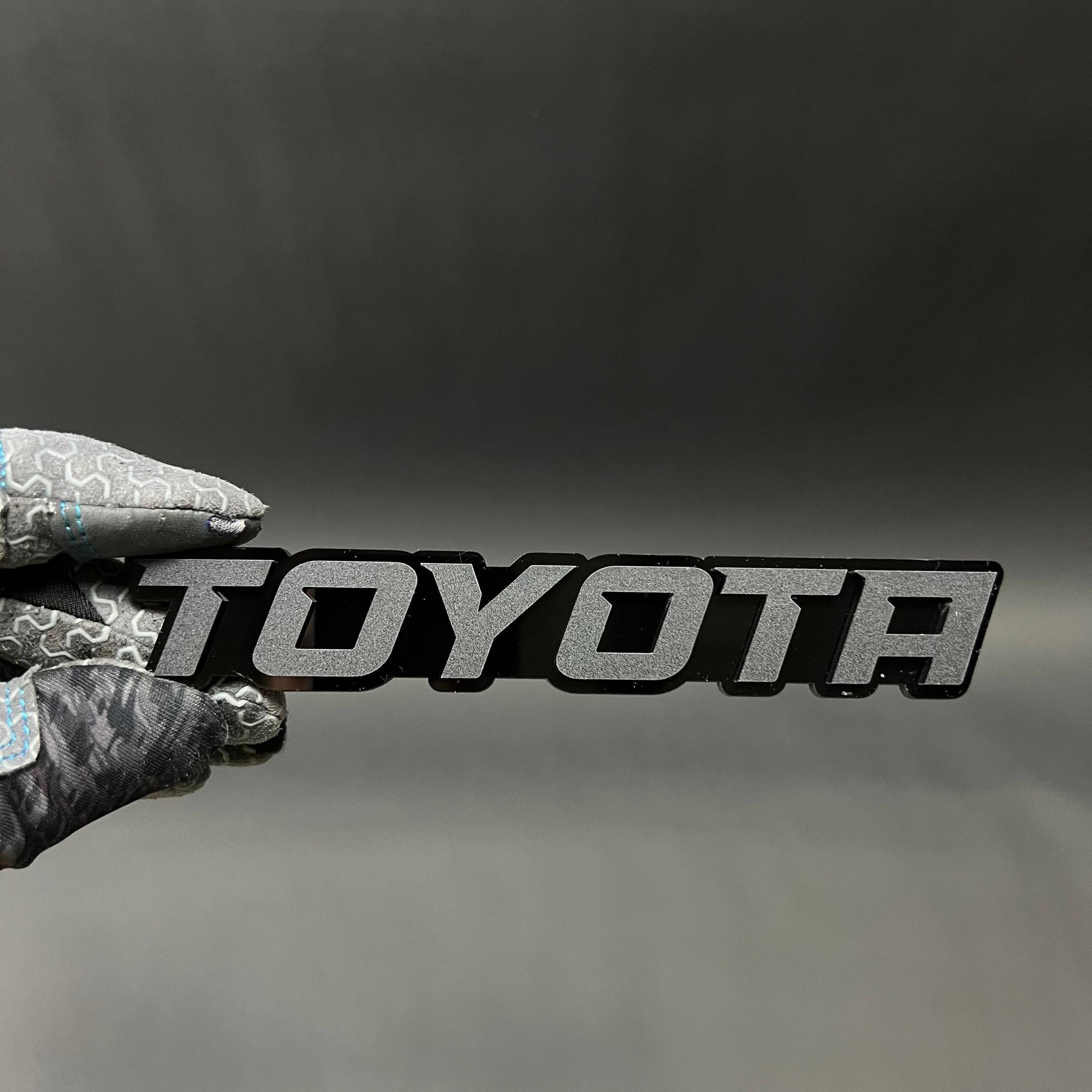 1PC TOYOTA 3D Acrylic Badge - Car Truck Emblem Fender Tailgate Trunk Sticker