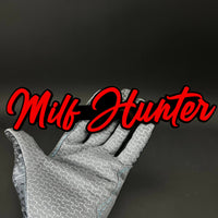 1PC Milf Hunter 3D Acrylic Badge - Car Truck Emblem Fender Sticker