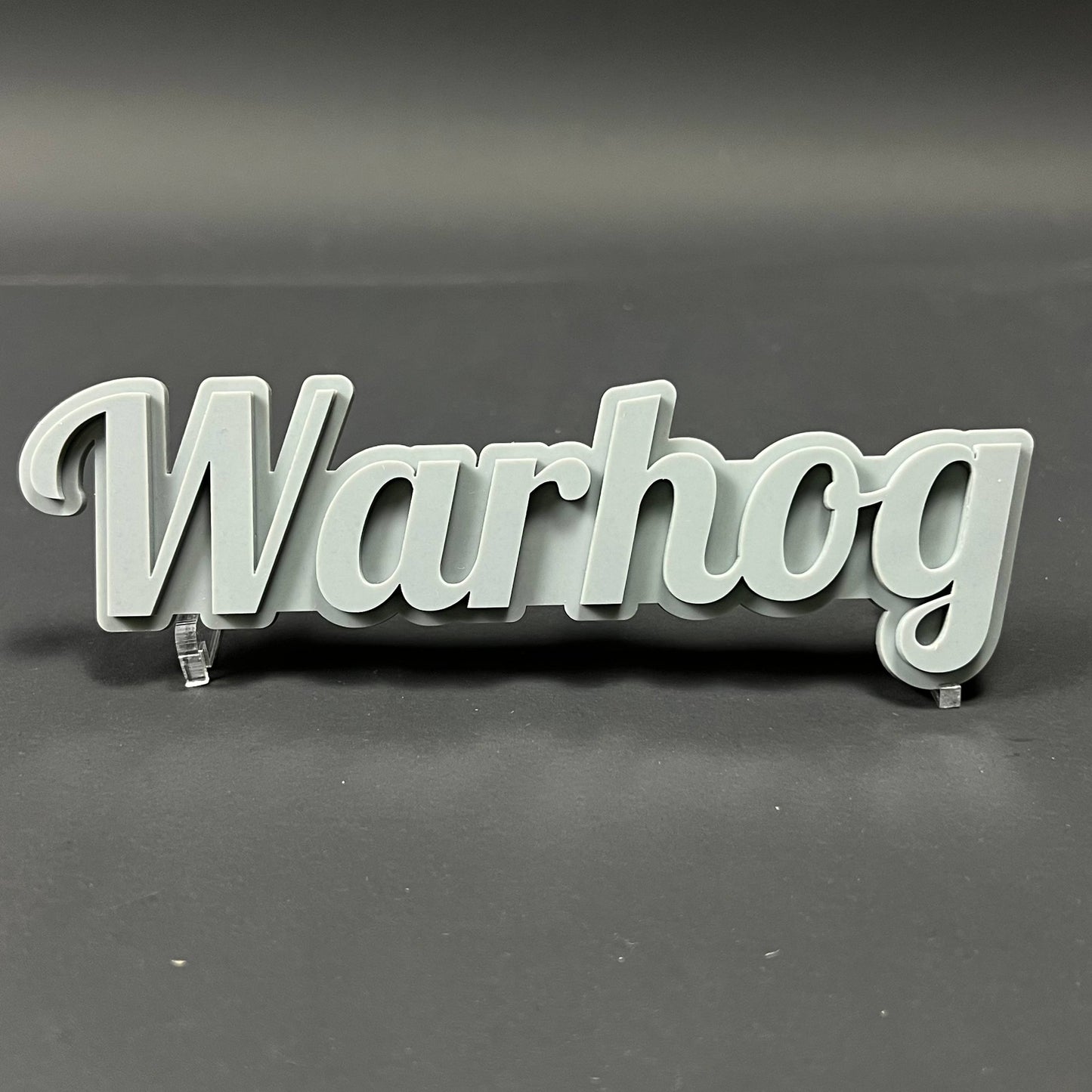 1PC Warhog 3D Acrylic Badge - Car Truck Emblem Fender Tailgate Trunk Sticker