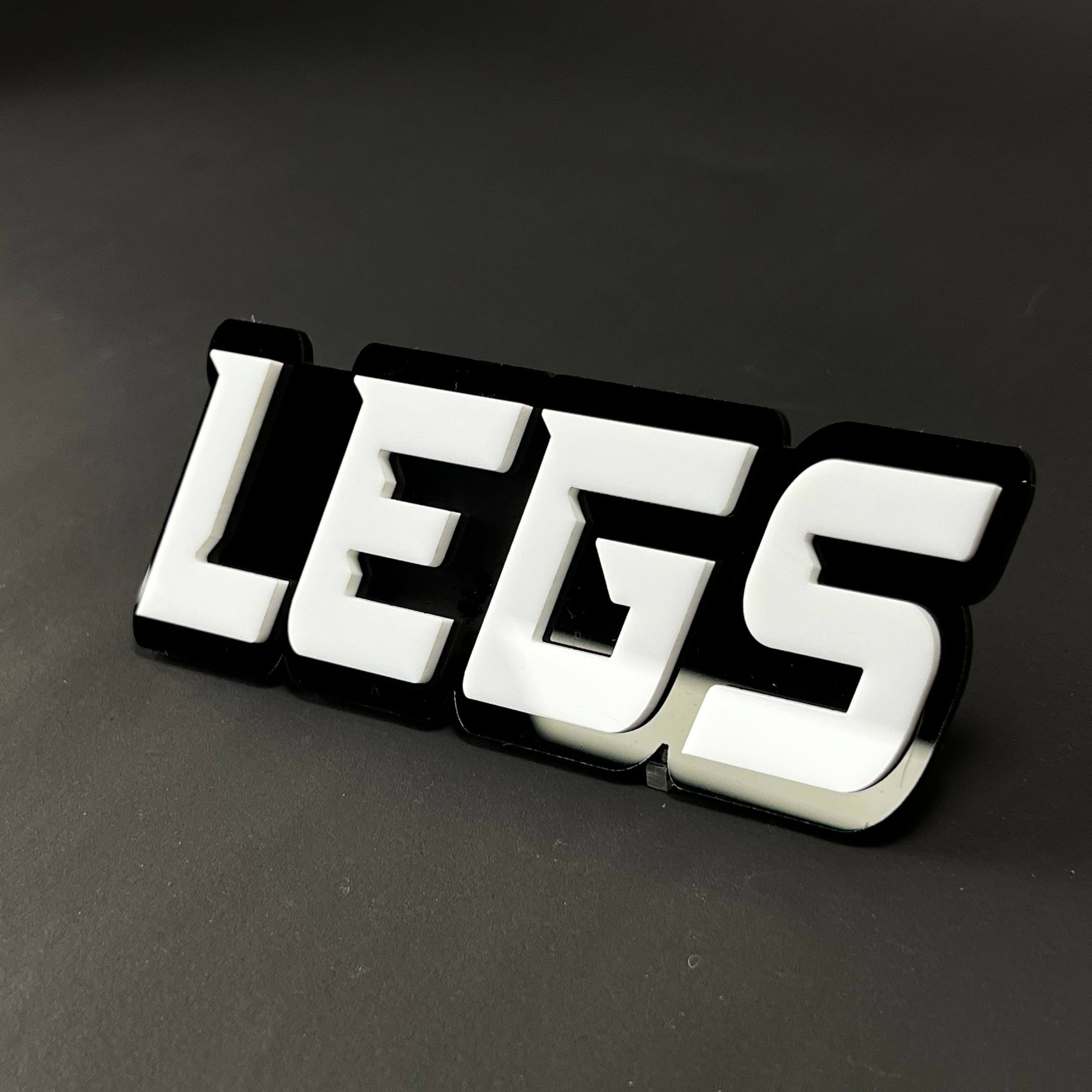 1PC LEGS 3D Acrylic Badge - Car Truck Emblem Fender Tailgate Trunk Sticker
