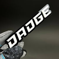1PC DADGE 3D Acrylic Badge - Car Truck Emblem Fender Tailgate Trunk Sticker