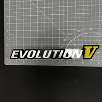 1PC EVOLUTION V 3D Acrylic Badge - Car Truck Emblem Fender Sticker