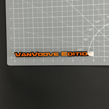1PC VanVoove Edition 3D Acrylic Badge - Car Truck Emblem Fender Sticker