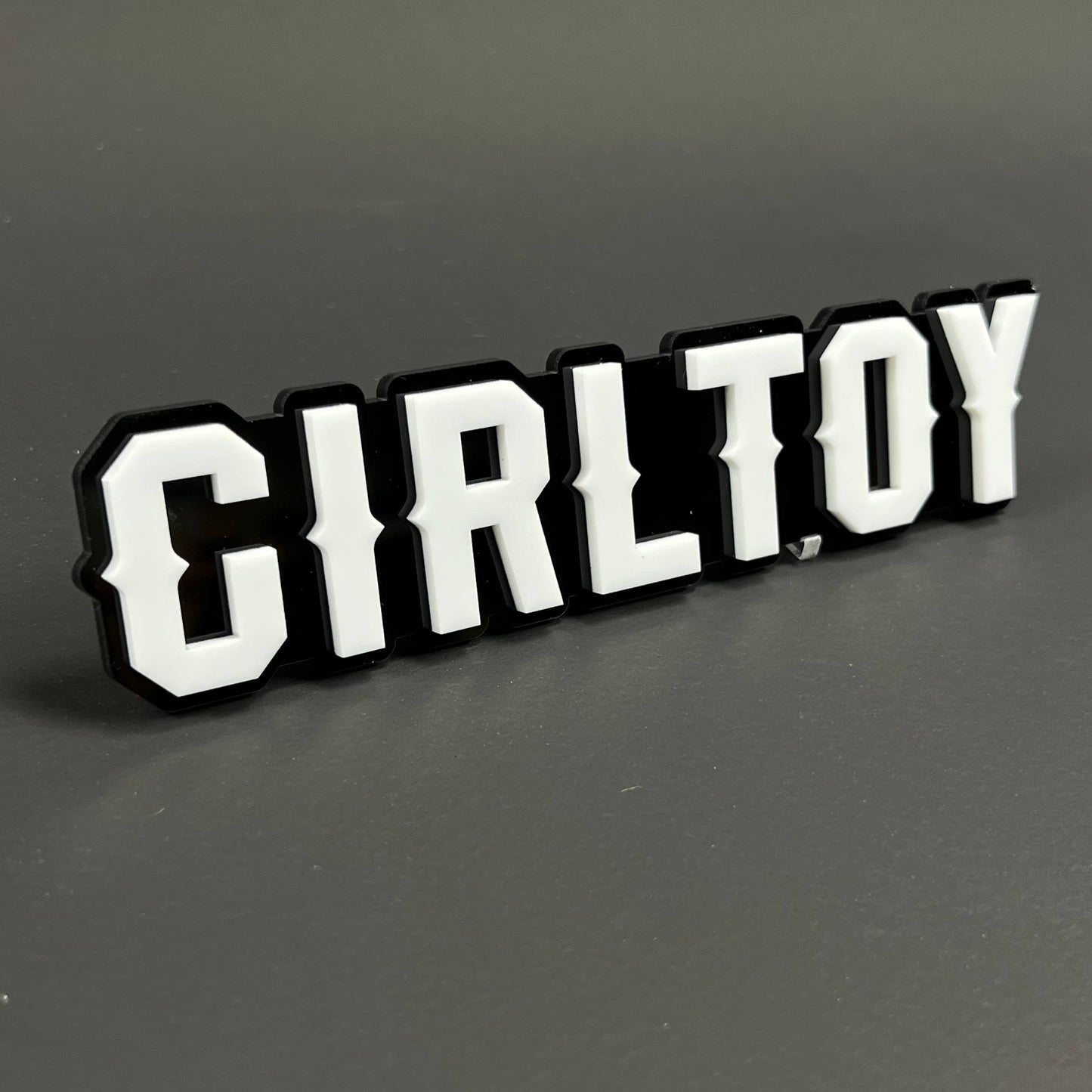 GirlToy 3D Acrylic Badge - Car Truck Emblem Fender Tailgate Trunk Sticker