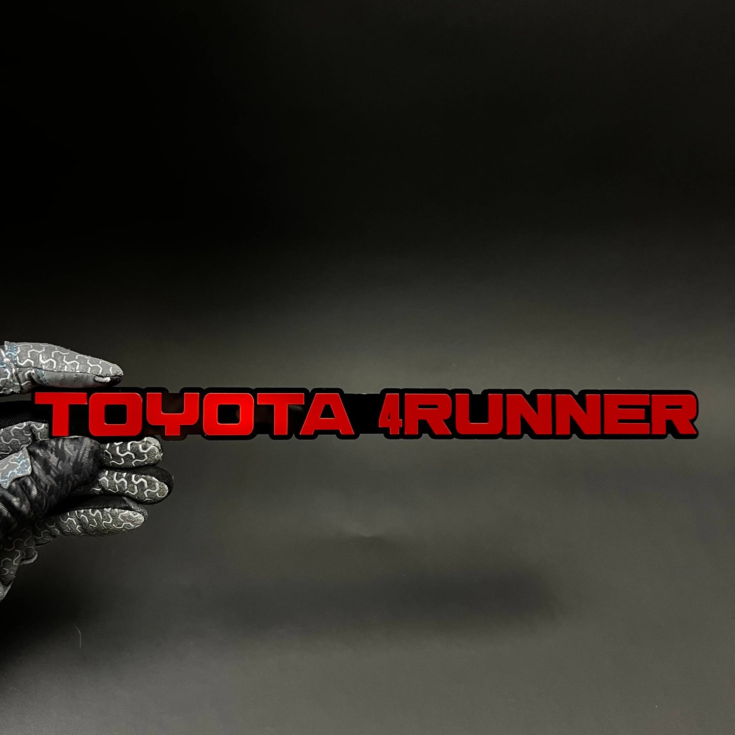 1PC TOYOTA 4RUNNER 3D Acrylic Badge - Car Truck Emblem Fender Sticker