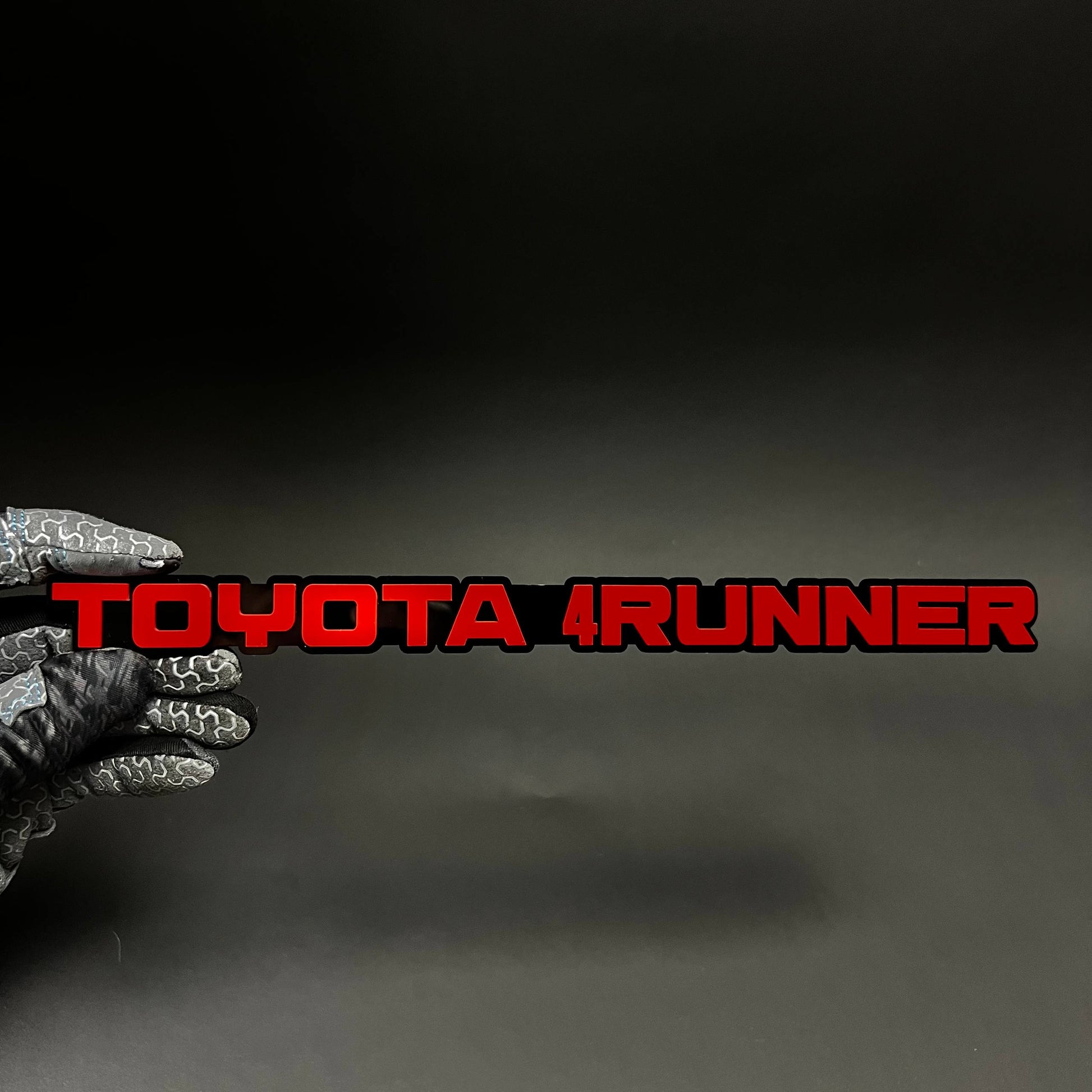 1PC TOYOTA 4RUNNER 3D Acrylic Badge - Car Truck Emblem Fender Sticker