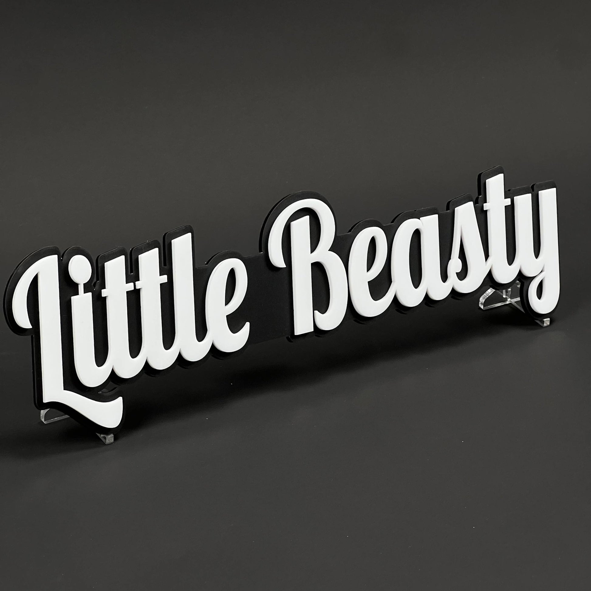 Little Beasty 3D Acrylic Badge - Car Truck Emblem Fender Tailgate Trunk Sticker