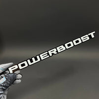 1PC POWERBOOST 3D Acrylic Badge - Car Truck Emblem Fender Tailgate Trunk Sticker
