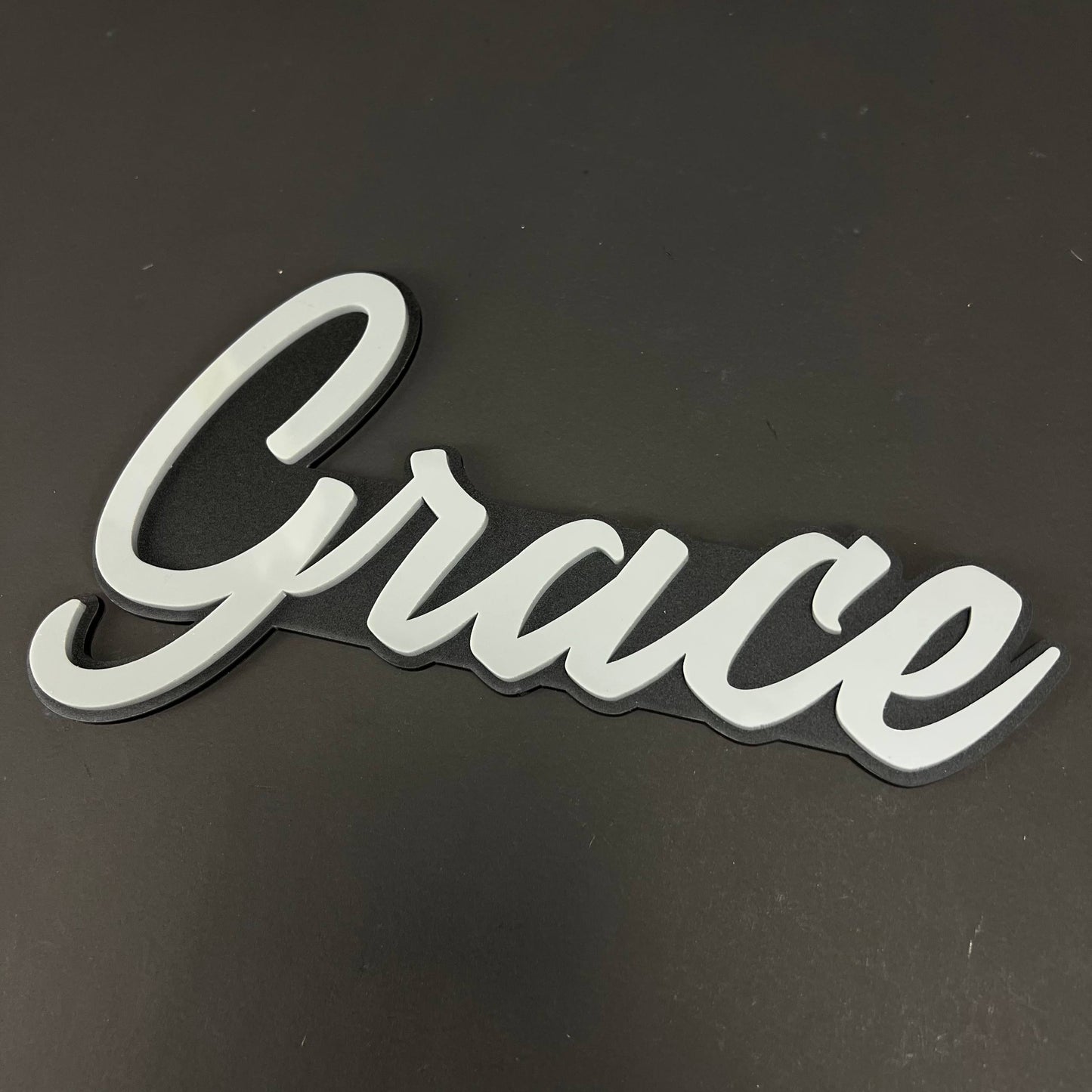 1PC Grace 3D Acrylic Badge - Car Truck Emblem Fender Tailgate Trunk Sticker