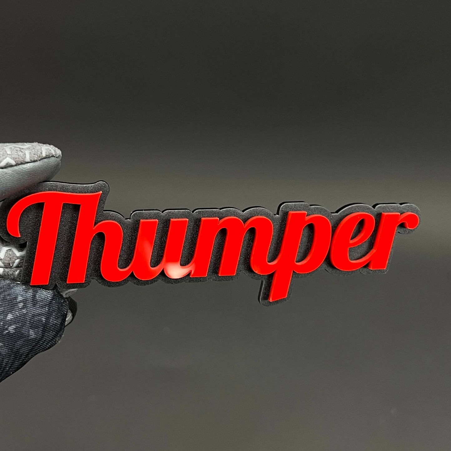 1PC Thumper 3D Acrylic Badge - Car Truck Emblem Fender Tailgate Trunk Sticker