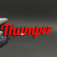 1PC Thumper 3D Acrylic Badge - Car Truck Emblem Fender Tailgate Trunk Sticker