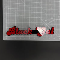 1PC Black Gal 3D Acrylic Badge - Car Truck Emblem Fender Tailgate Trunk Sticker