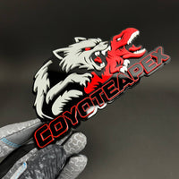 1PC COYOTEAPEX 3D Acrylic Badge - Car Truck Emblem Fender Tailgate Trunk Sticker
