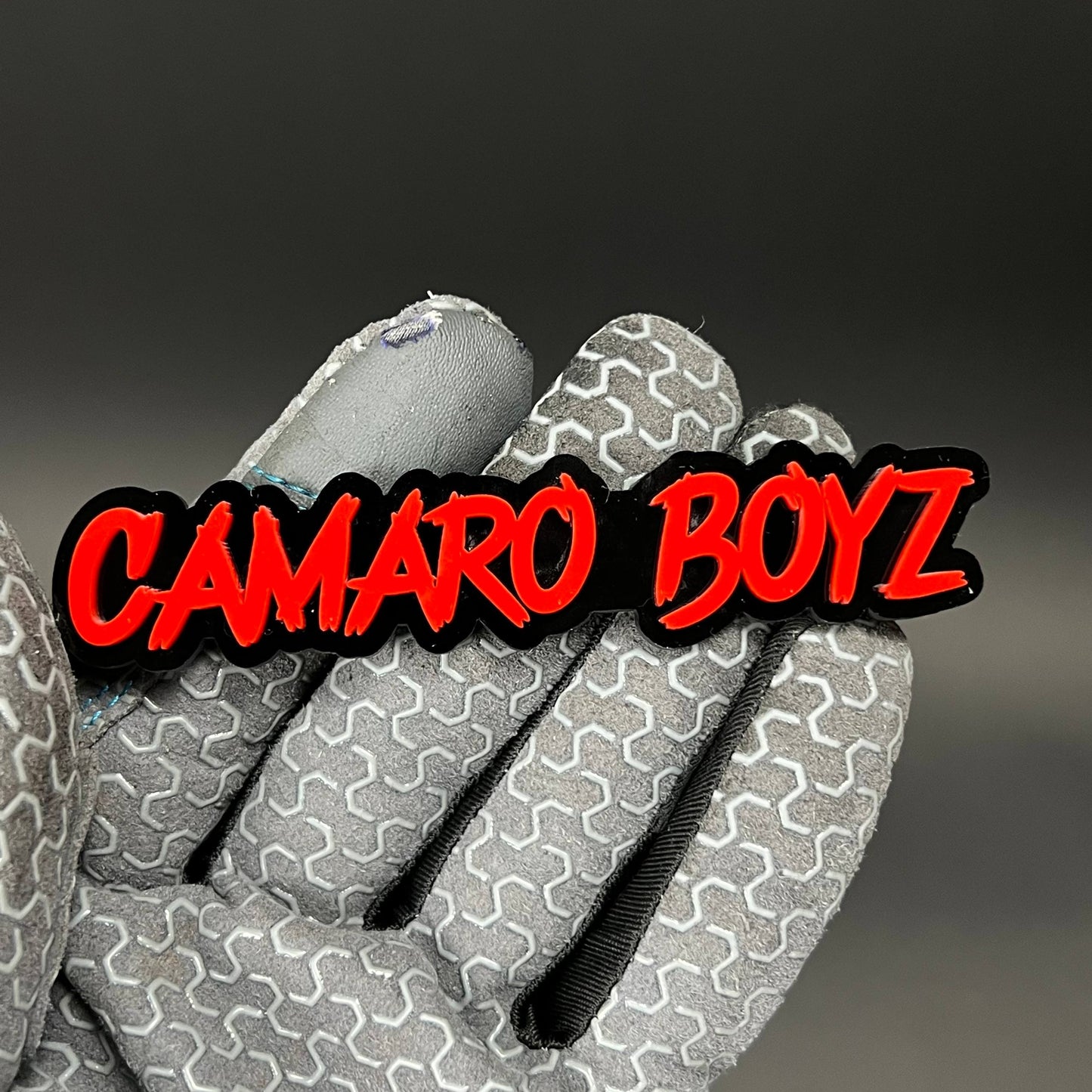 1PC CAMARO BOYZ 3D Acrylic Badge - Car Truck Emblem Fender Sticker