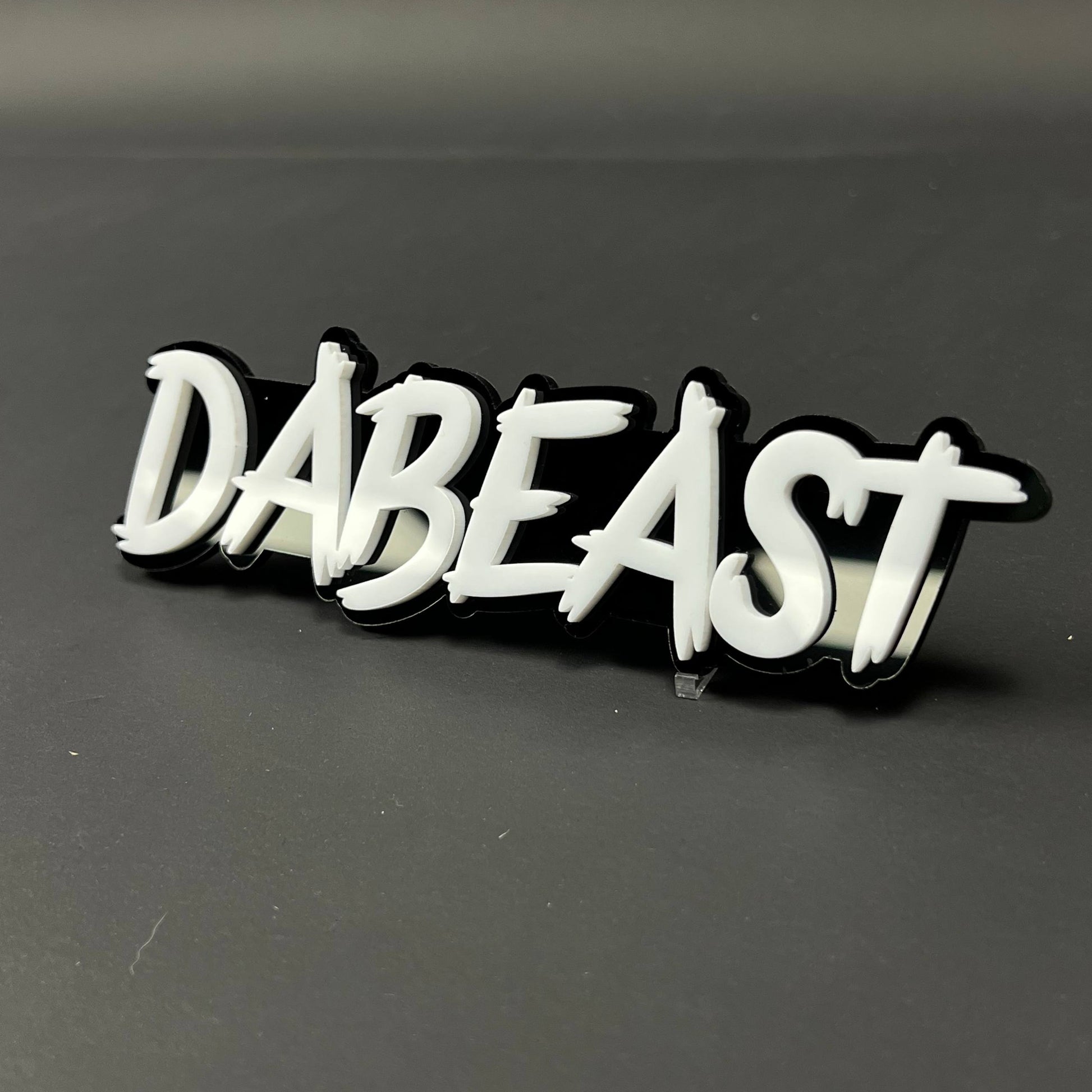 1PC DABEAST 3D Acrylic Badge - Car Truck Emblem Fender Tailgate Trunk Sticker
