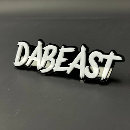 1PC DABEAST 3D Acrylic Badge - Car Truck Emblem Fender Tailgate Trunk Sticker