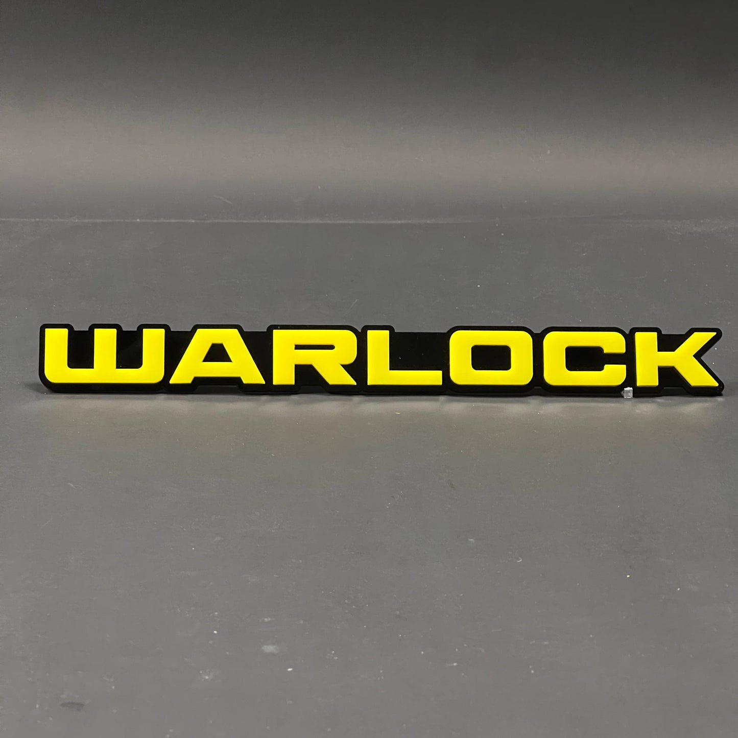 1PC WARLOCK 3D Acrylic Badge - Car Truck Emblem Fender Tailgate Trunk Sticker
