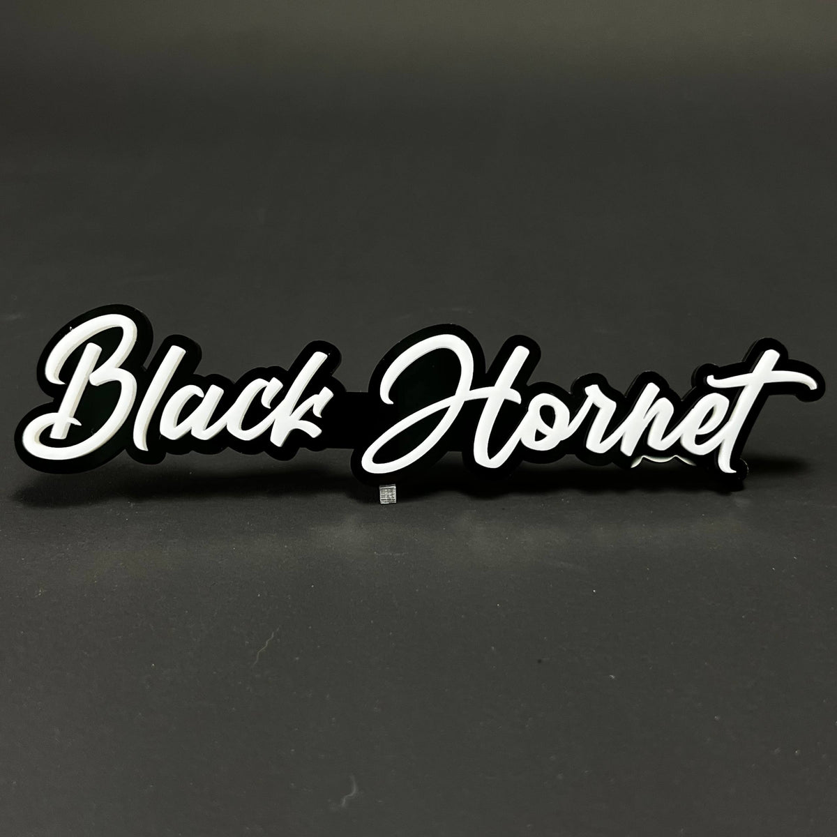 1PC Black Hornet 3D Acrylic Badge - Car Truck Emblem Fender Sticker
