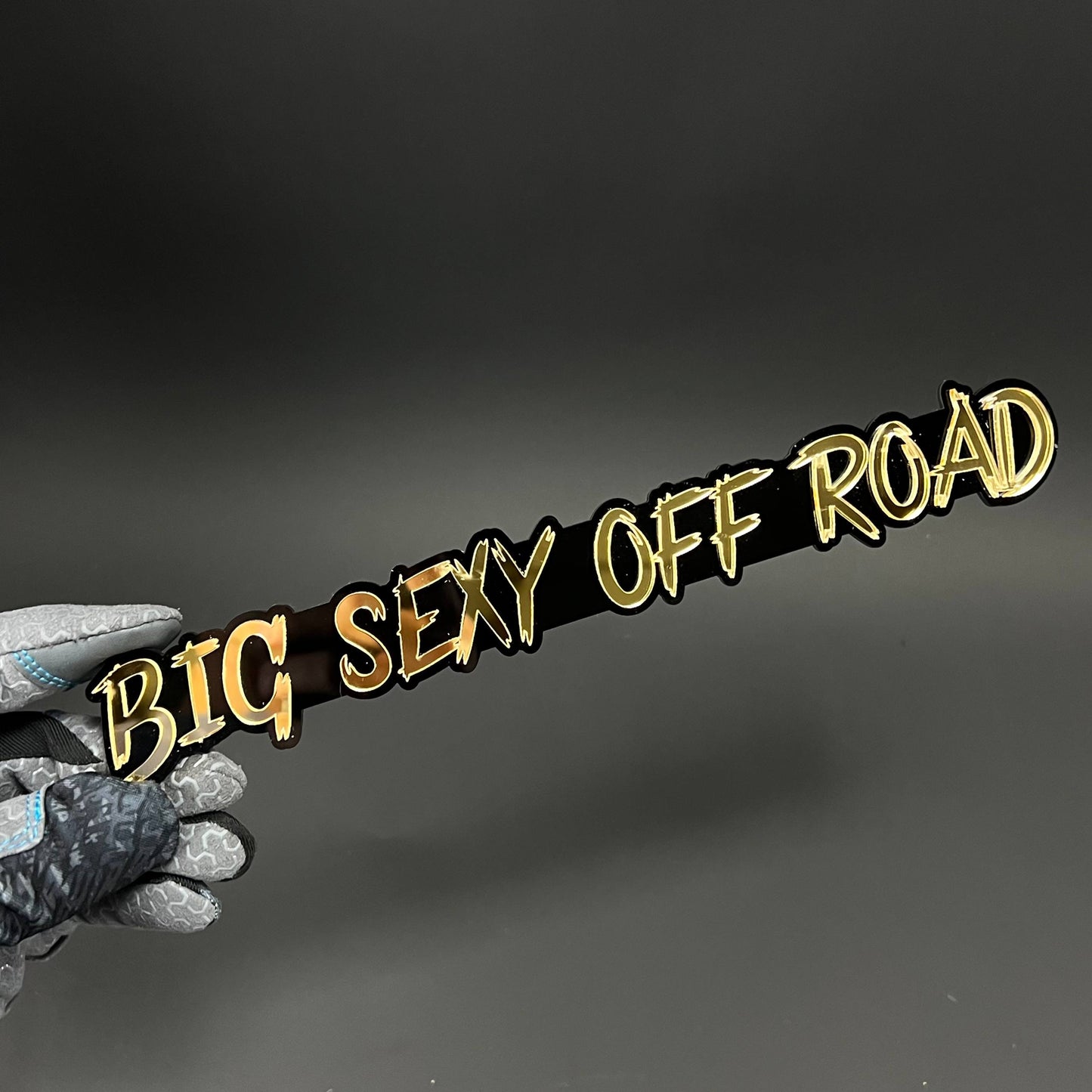 1PC BIG SEXY OFF ROAD 3D Acrylic Badge - Car Truck Emblem Fender Sticker