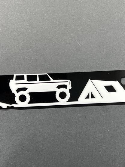 BRONCO Custom LICENSE PLATE FRAME COLOR CHOICE