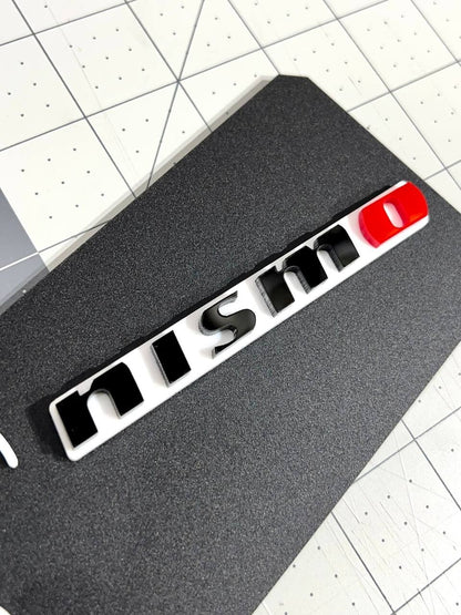 2pcs NISMO Emblem Car Side Fender Grill Trunk Badge Sticker Decal