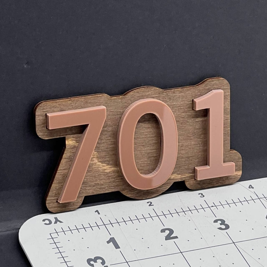 Custom Door Sign Numbers – 3D House Address Plaque Acrylic Home Number Sign