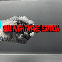 1PC 8.1L NIGHTMARE Emblem – 3D Multicolor Acrylic Fender & Trunk Badge