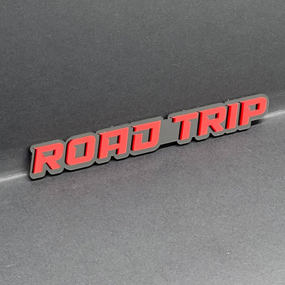 1PC ROAD TRIP Emblem – 3D Multicolor Acrylic Car Badge Decal for Fender Tailgate