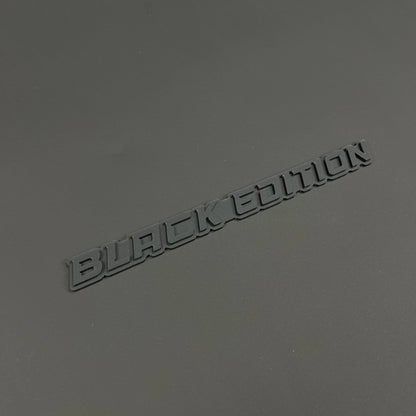 1PCS BLACK EDITION 3D Acrylic Badge – Car Truck Fender Tailgate Sticker Decal