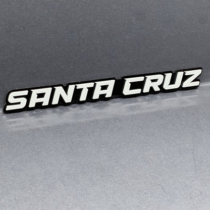 1PC SANTA CRUZ Emblem – Custom 3D Acrylic Fender & Tailgate Car Badge