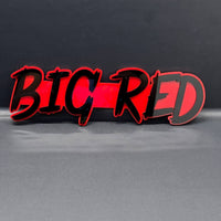 1PC BIG RED Emblem Multicolor Custom Badge Sticker for Car SUV TRUCK