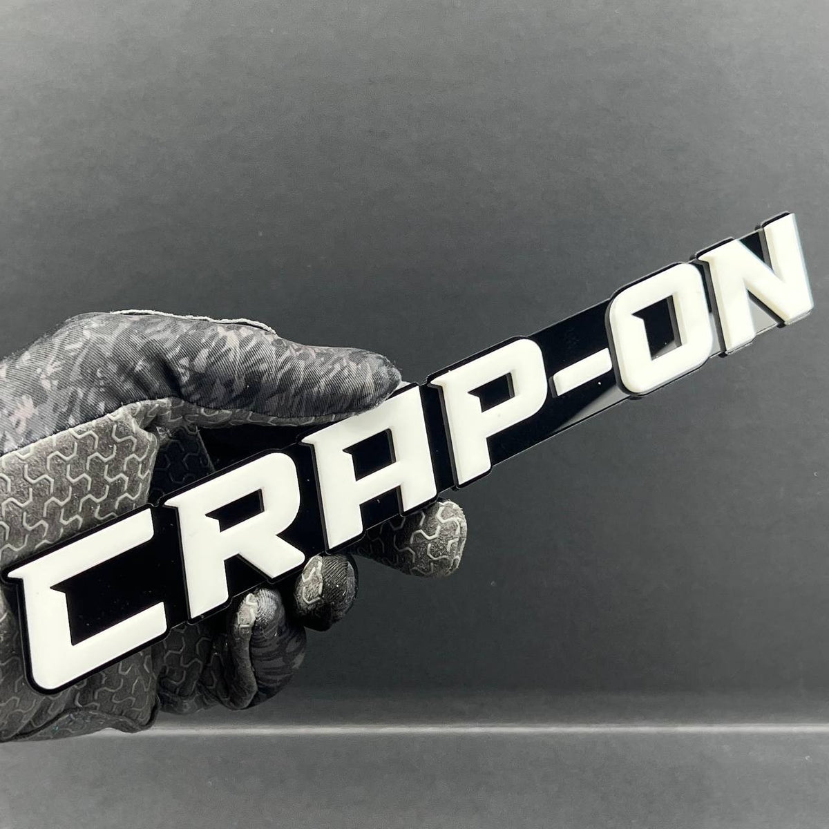 CRAP ON 3D Emblem – Custom Acrylic Exterior Badge Sticker for Car SUV Truck