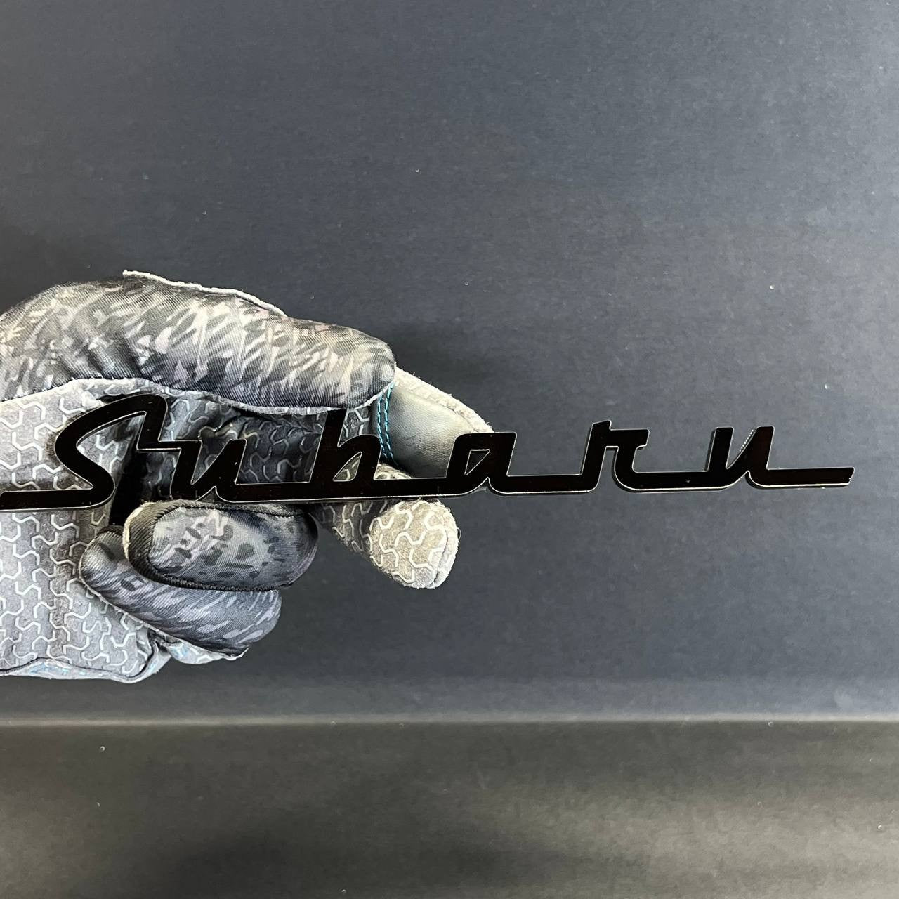 1PC Subaru Black Emblem – 3D Acrylic Fender or Trunk Badge for Subaru Models