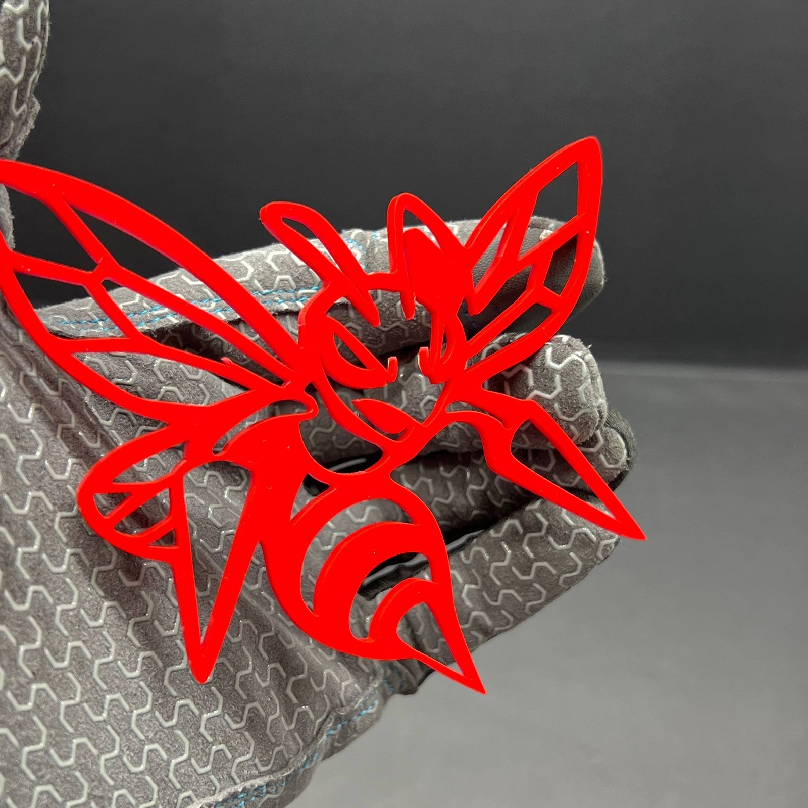 2PCS Hornet Bee Angry 3D Emblems – Multicolor Acrylic Muscle Car Badges