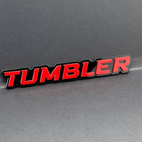 1PC TUMBLER Emblem – 3D Acrylic Tailgate Badge Decal for Car, Truck, SUV