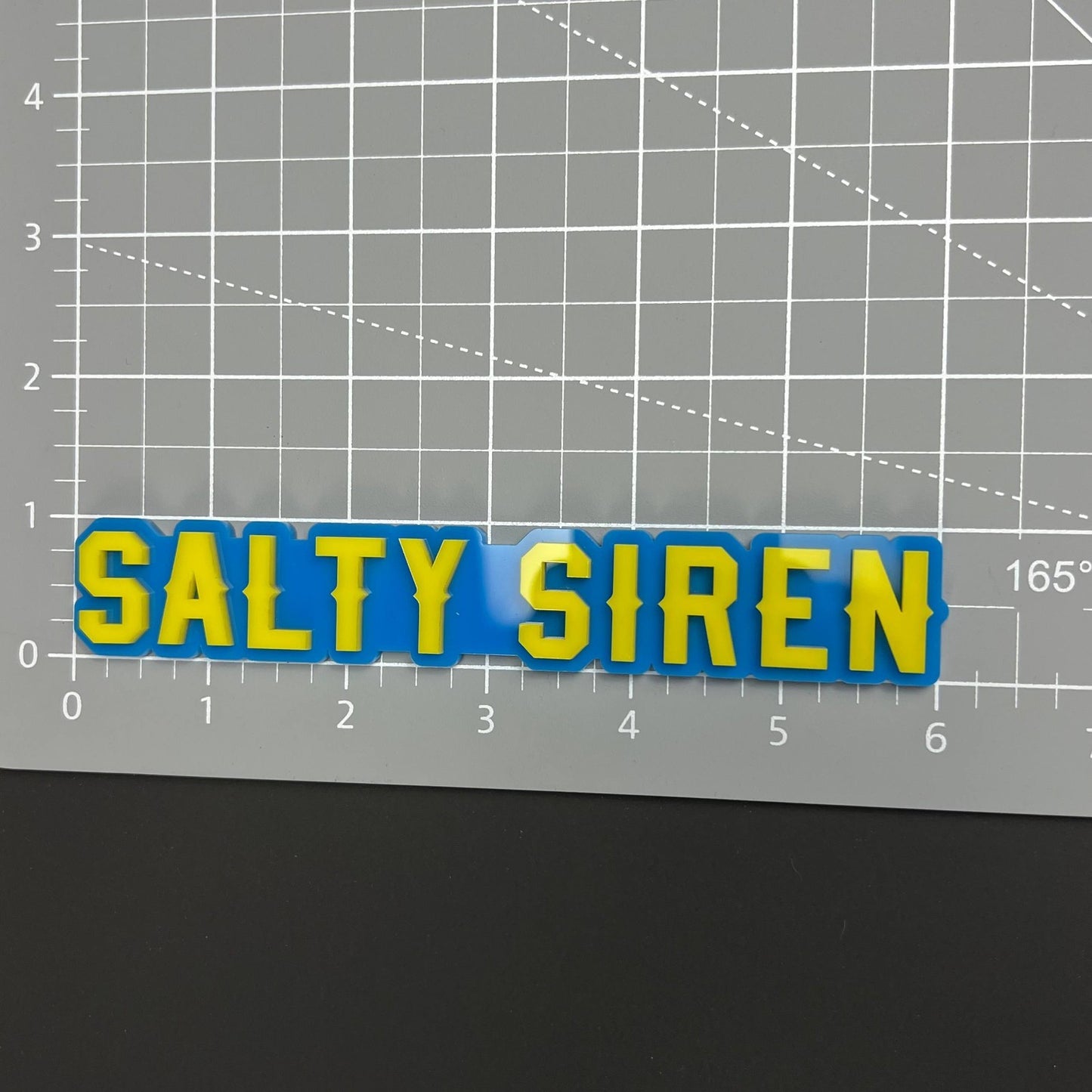 1PC SALTY SIREN 3D Badge – Acrylic Fender Tailgate Trunk Car Truck Sticker Decal