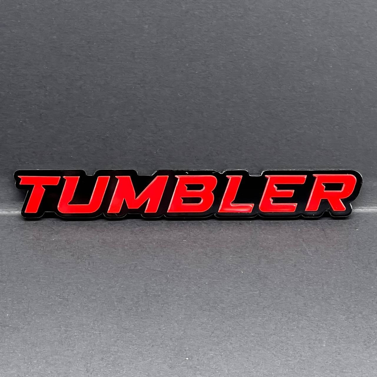 1PC TUMBLER Emblem – 3D Acrylic Tailgate Badge Decal for Car, Truck, SUV