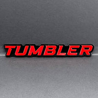 1PC TUMBLER Emblem – 3D Acrylic Tailgate Badge Decal for Car, Truck, SUV