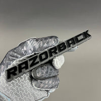 1PC RAZORBACK 3D Emblem Badge – Acrylic Fender Trunk Car Truck Decal