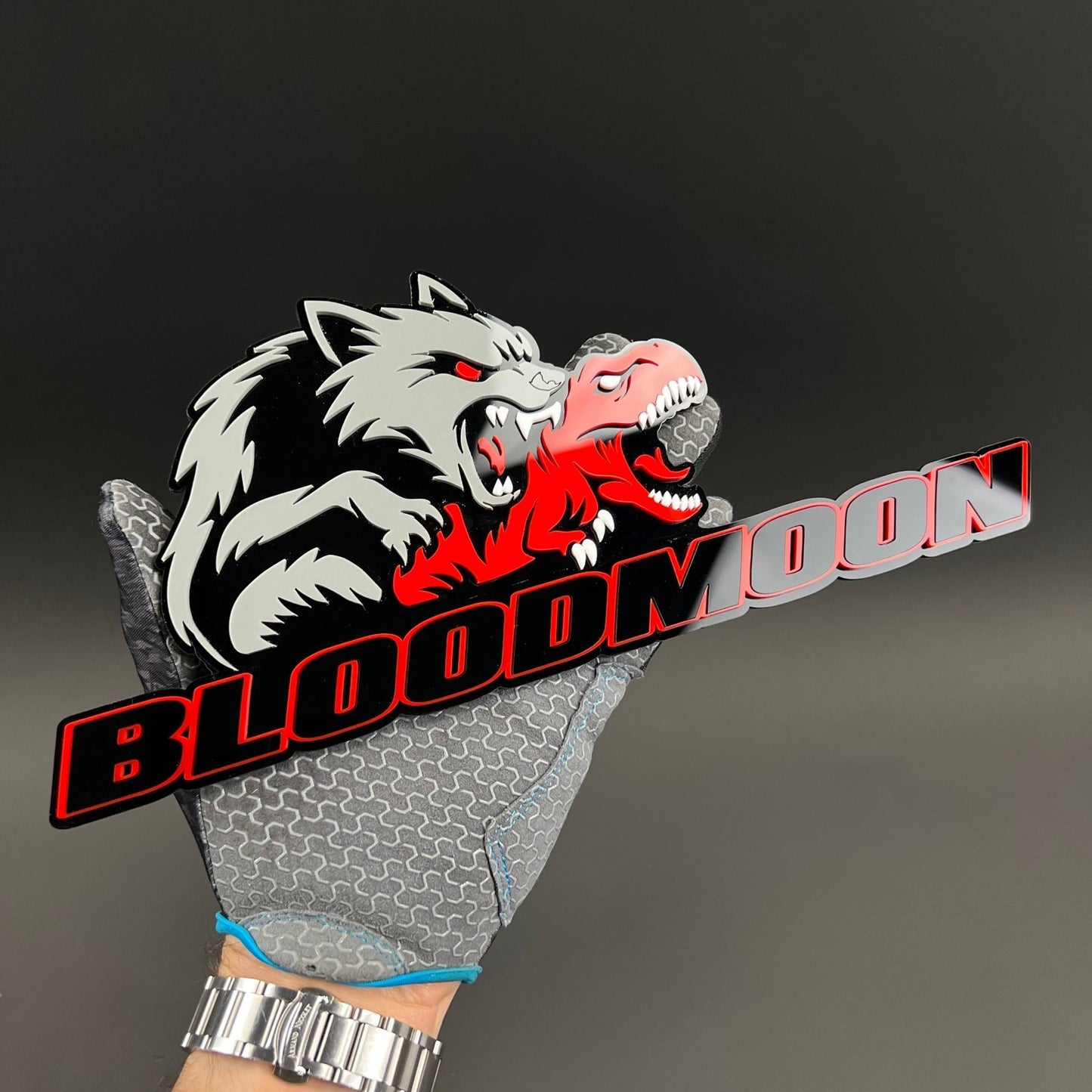 1PCS BLOODMOON 3D Emblem Badge – Acrylic Fender Tailgate Trunk Car Truck Decal