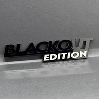1x BLACKOUT Black Edition Emblem 3D Multicolor Badge 3D Sticker Decal Multicolor