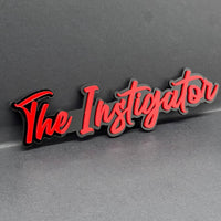 1PC THE Instigator Emblem – 3D Acrylic Multicolor Car Truck SUV Tailgate Badge