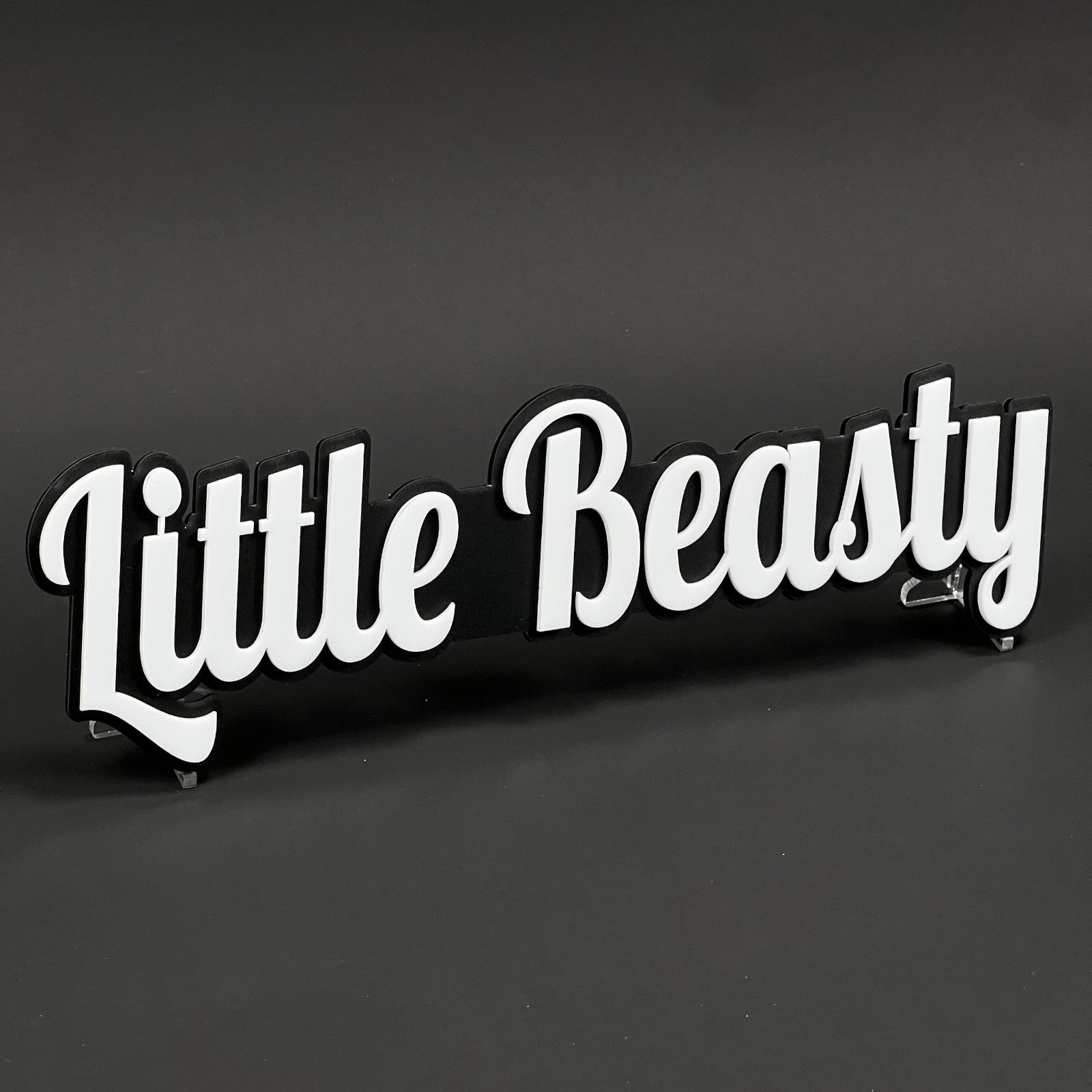 1PCS LITTLE BEASTY 3D Badge – Acrylic Fender Tailgate Car Truck Sticker Decal