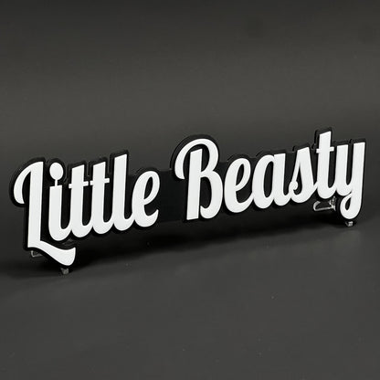 1PCS LITTLE BEASTY 3D Badge – Acrylic Fender Tailgate Car Truck Sticker Decal