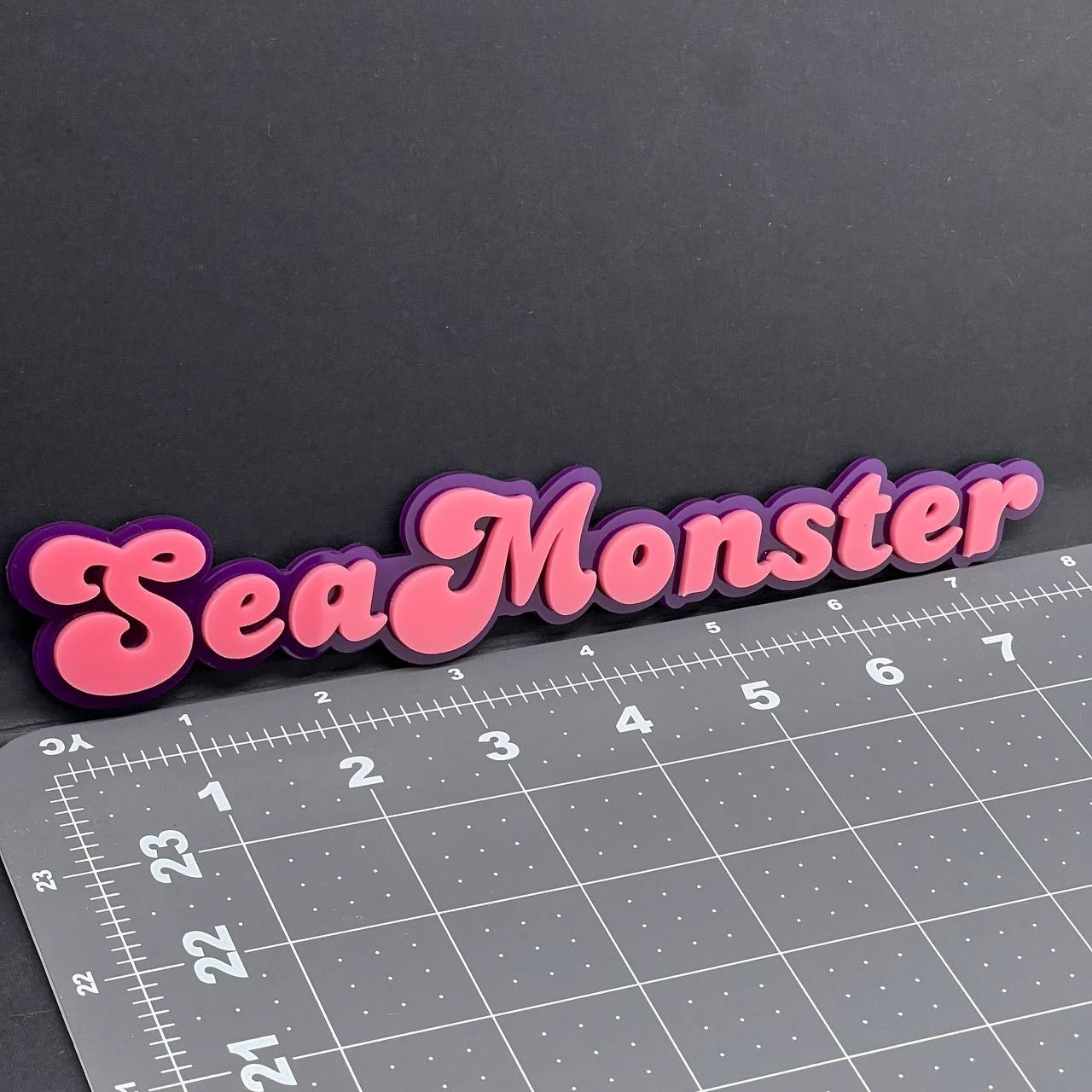 1PC SeaMonster Emblem – 3D Acrylic Tailgate Badge Decal for Car, Truck, SUV