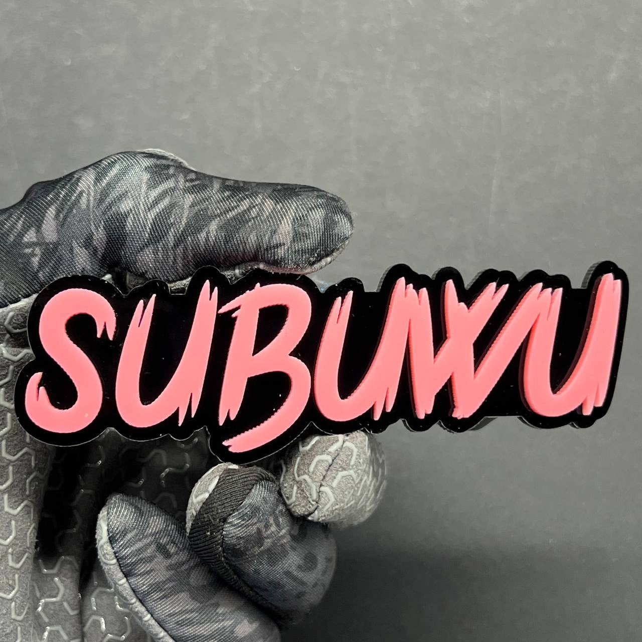 Subuwu 3D Emblem Badge – Multicolor Acrylic Subaru Car Fender & Trunk Decal 1pc