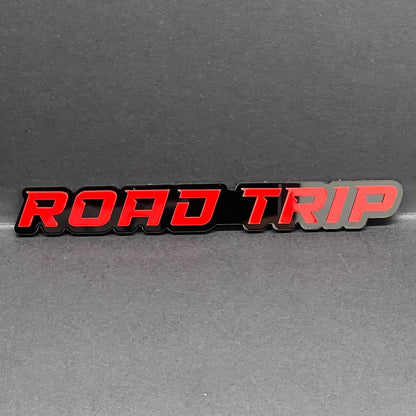 1PC ROAD TRIP Emblem – 3D Multicolor Acrylic Car Badge Decal for Fender Tailgate