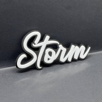 1pcs STORM 3D Emblem Custom Fender or Tailgate Badge for Car, SUV, or Truck